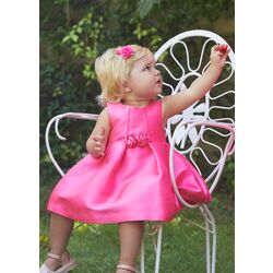 5019 Vestido Mikado Bebé fuxiaAbel y Lula. ROPA PARA BEBES ,PREMAMA Y COLEGIAL - DE 0 5 AÑOS INFANTIL VERANO NIÑA Vestidos .