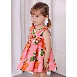 5021 Vestido Satén Estampado Bebé Abel y Lula. ROPA PARA BEBES ,PREMAMA Y COLEGIAL - DE 0 5 AÑOS INFANTIL VERANO NIÑA Vestidos .