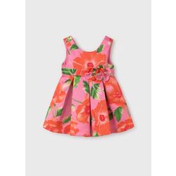 5021 Vestido Satén Estampado Bebé Abel y Lula. ROPA PARA BEBES ,PREMAMA Y COLEGIAL - DE 0 5 AÑOS INFANTIL VERANO NIÑA Vestidos .