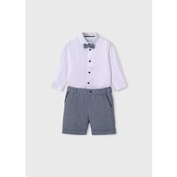 5250 Conjunto Bermuda Con Camisa Y Pajarita Bebé Abel y Lula. ROPA PARA BEBES ,PREMAMA Y COLEGIAL - DE 0 5 AÑOS INFANTIL VERANO