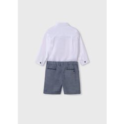 5250 Conjunto Bermuda Con Camisa Y Pajarita Bebé Abel y Lula. ROPA PARA BEBES ,PREMAMA Y COLEGIAL - DE 0 5 AÑOS INFANTIL VERANO