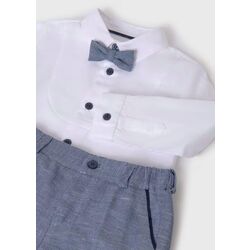 5250 Conjunto Bermuda Con Camisa Y Pajarita Bebé Abel y Lula. ROPA PARA BEBES ,PREMAMA Y COLEGIAL - DE 0 5 AÑOS INFANTIL VERANO