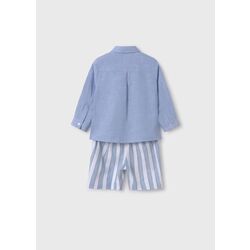 5251 Conjunto Bermuda Rayas Y Camisa Bebé Abel y Lula. ROPA PARA BEBES ,PREMAMA Y COLEGIAL - DE 0 5 AÑOS INFANTIL VERANO NIÑO