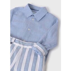 5251 Conjunto Bermuda Rayas Y Camisa Bebé Abel y Lula. ROPA PARA BEBES ,PREMAMA Y COLEGIAL - DE 0 5 AÑOS INFANTIL VERANO NIÑO