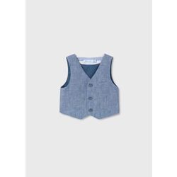 5362 Chaleco Lino azul Bebé Abel y Lula. ROPA PARA BEBES ,PREMAMA Y COLEGIAL - DE 0 5 AÑOS INFANTIL VERANO NIÑO . TALLAS 12