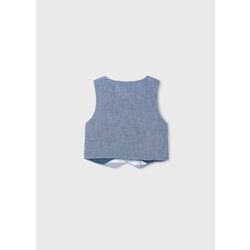 5362 Chaleco Lino azul Bebé Abel y Lula. ROPA PARA BEBES ,PREMAMA Y COLEGIAL - DE 0 5 AÑOS INFANTIL VERANO NIÑO . TALLAS 12