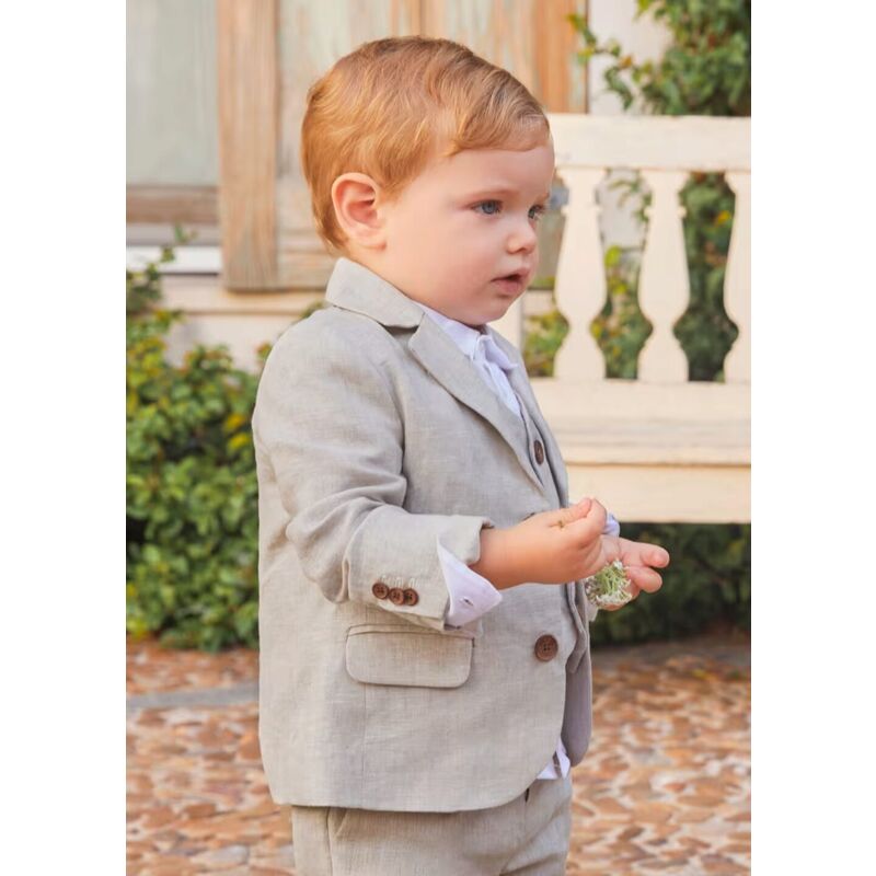 5364 Chaqueta Lino Bebé Abel y Lula. ROPA PARA BEBES ,PREMAMA Y COLEGIAL - DE 0 5 AÑOS INFANTIL VERANO NIÑO Conjuntos . Color