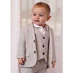 5364 Chaqueta Lino Bebé Abel y Lula. ROPA PARA BEBES ,PREMAMA Y COLEGIAL - DE 0 5 AÑOS INFANTIL VERANO NIÑO Conjuntos . Color