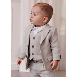 5364 Chaqueta Lino Bebé Abel y Lula. ROPA PARA BEBES ,PREMAMA Y COLEGIAL - DE 0 5 AÑOS INFANTIL VERANO NIÑO Conjuntos . Color