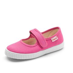 56000 LONETA MERCEDITAS VELCRO LISO FUXIA CIENTA. ZAPATOS PARA BEBE - CALZADO NIÑA ZAPATILLAS DE LONETAS . CALZADO 19. 
