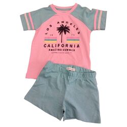 640073 PIJAMA NIÑA MUYDEMI. ROPA PARA BEBES ,PREMAMA Y COLEGIAL - DE 0 5 AÑOS INTERIOR Pijamas Niña INFANTIL VERANO Conjuntos