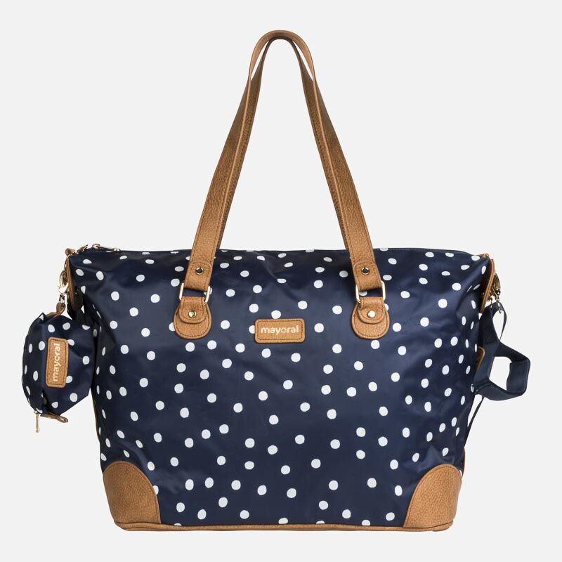 Bolso con portachupete 19685 navy Mayoral. COCHECITOS-CARRICOCHES PARA BEBE SACOS Y TEXTILES BOLSOS ,TALEGAS MALETAS ACCESORIOS