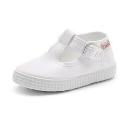 LONETA 51000 ZAPATILLA PEPITO LISA BLANCO CIENTA. ZAPATOS PARA BEBE - ZAPATILLAS DE LONETAS CALZADO NIÑO NIÑA . CALZADO 18. 
