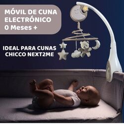 MÓVIL DE CUNA NEXT2DREAMS  GRIS  CHICCO. PUERICULTURA Y COMPLEMENTOS PARA BEBES - CASA ACCESORIOS DE EL JUGUETES MOVILES,