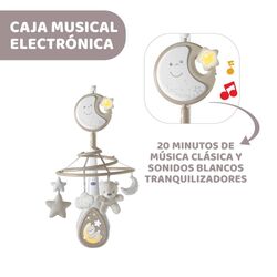 MÓVIL DE CUNA NEXT2DREAMS  GRIS  CHICCO. PUERICULTURA Y COMPLEMENTOS PARA BEBES - CASA ACCESORIOS DE EL JUGUETES MOVILES,