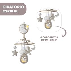 MÓVIL DE CUNA NEXT2DREAMS  GRIS  CHICCO. PUERICULTURA Y COMPLEMENTOS PARA BEBES - CASA ACCESORIOS DE EL JUGUETES MOVILES,