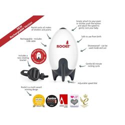 Recargable Rockit Modelo nuevo Balanceador mecedor. COCHECITOS-CARRICOCHES PARA BEBE ACCESORIOS DE . Color 0. 