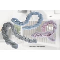 10864 Trenza 150cm talla única gamberritos. MOBILIARIO Y DECORACION PARA BEBE - ROPA CUNA MINICUNA . Color Rosa. 