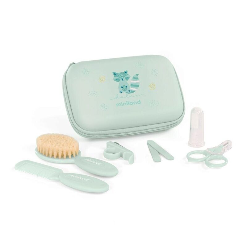 89509 Kit De Cuidado Para El Bebé Baby Kit Mint MINILAND. PUERICULTURA Y COMPLEMENTOS PARA BEBES - BAÑO ACCESORIOS DE