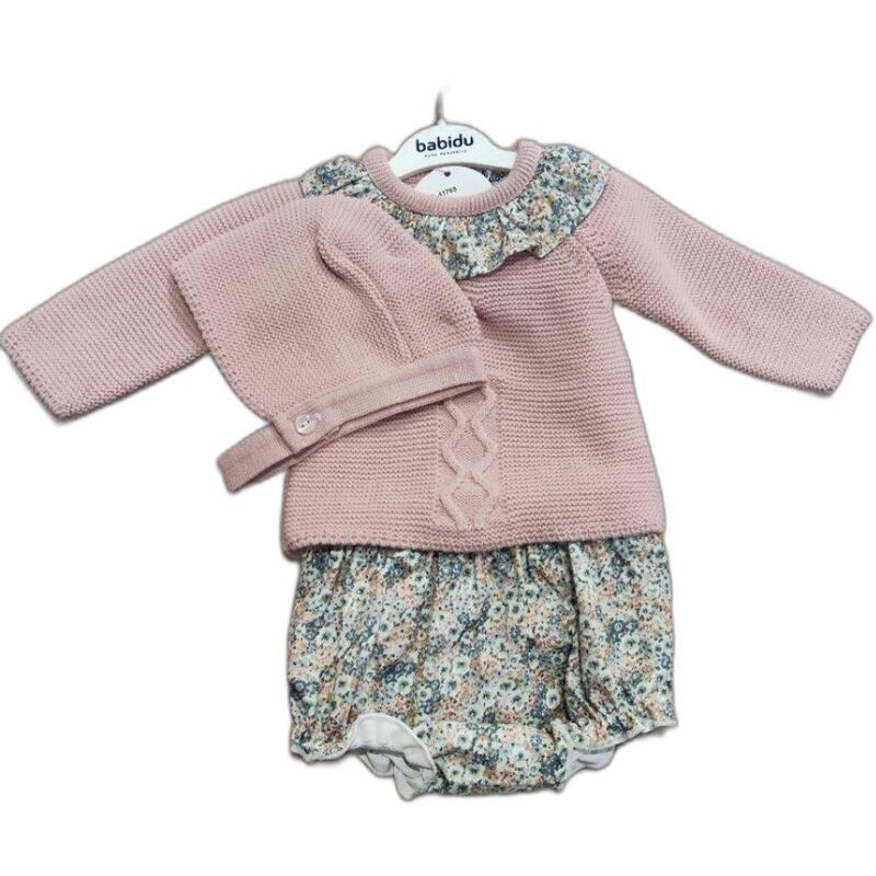 Babidu I25 41765 Conjunto bebe nina ebano Babidu NacaruPuericultura S.l