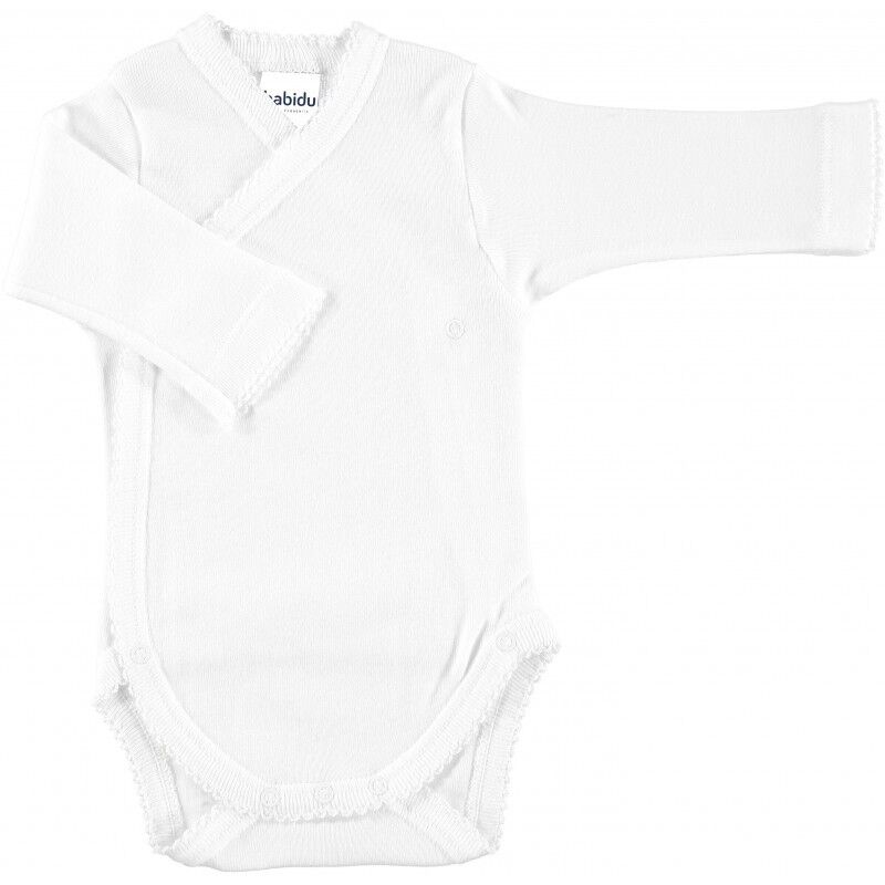 BODY 1170 M/L CRUZADO BAMBU BABIDU. ROPA PARA BEBES ,PREMAMA Y COLEGIAL - DE 0 5 AÑOS INTERIOR Bodys . TALLAS 0 Meses . 
