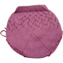 0012/12 BRAGA DE PERLE BEBE LILA YOEDU. ROPA PARA BEBES ,PREMAMA Y COLEGIAL - DE 0 5 AÑOS INTERIOR OUTLET . Color Berenjena.