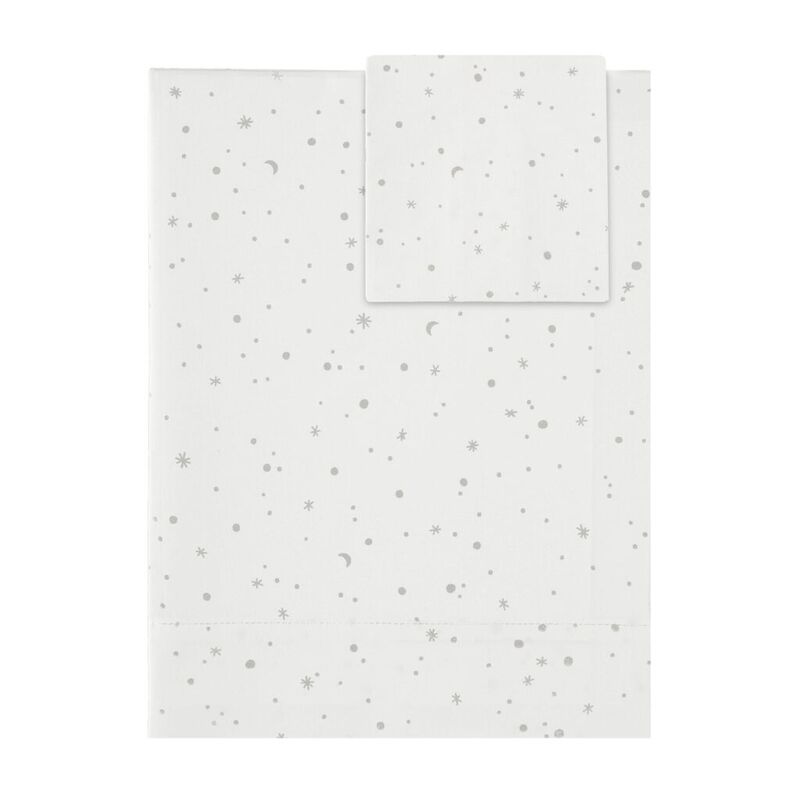 E4277150 SABANAS CUNA 60   COSMOS GRIS PRAIA. MOBILIARIO Y DECORACION PARA BEBE - ROPA CUNA MINICUNA SABANAS . Color 0. 