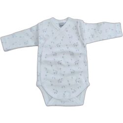 1288 BODY CRUZADO ROBLE BABIDU. ROPA PARA BEBES ,PREMAMA Y COLEGIAL - DE 0 5 AÑOS INTERIOR Bodys . Color Celeste. TALLAS 0 Meses