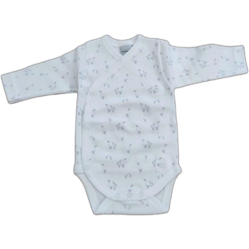 1288 BODY CRUZADO ROBLE BABIDU. ROPA PARA BEBES ,PREMAMA Y COLEGIAL - DE 0 5 AÑOS INTERIOR Bodys . Color Celeste. TALLAS 3
