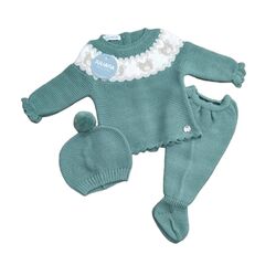 24555 CONJUNTO 3.P LIN CANESU OSOS JULIANA. ROPA PARA BEBES ,PREMAMA Y COLEGIAL - DE 0 5 AÑOS INVIERNO Conjuntos Punto . TALLAS