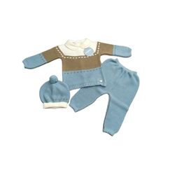 24558 CONJUNTO 3.P PANTALON 3 COLORES JULIANA. ROPA PARA BEBES ,PREMAMA Y COLEGIAL - DE 0 5 AÑOS INVIERNO Conjuntos Punto .