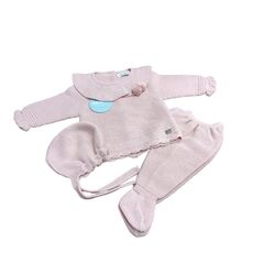 24566 CONJUNTO 3.P LIN VOLANTE LIN JULIANA. ROPA PARA BEBES ,PREMAMA Y COLEGIAL - DE 0 5 AÑOS INVIERNO Conjuntos Punto . TALLAS