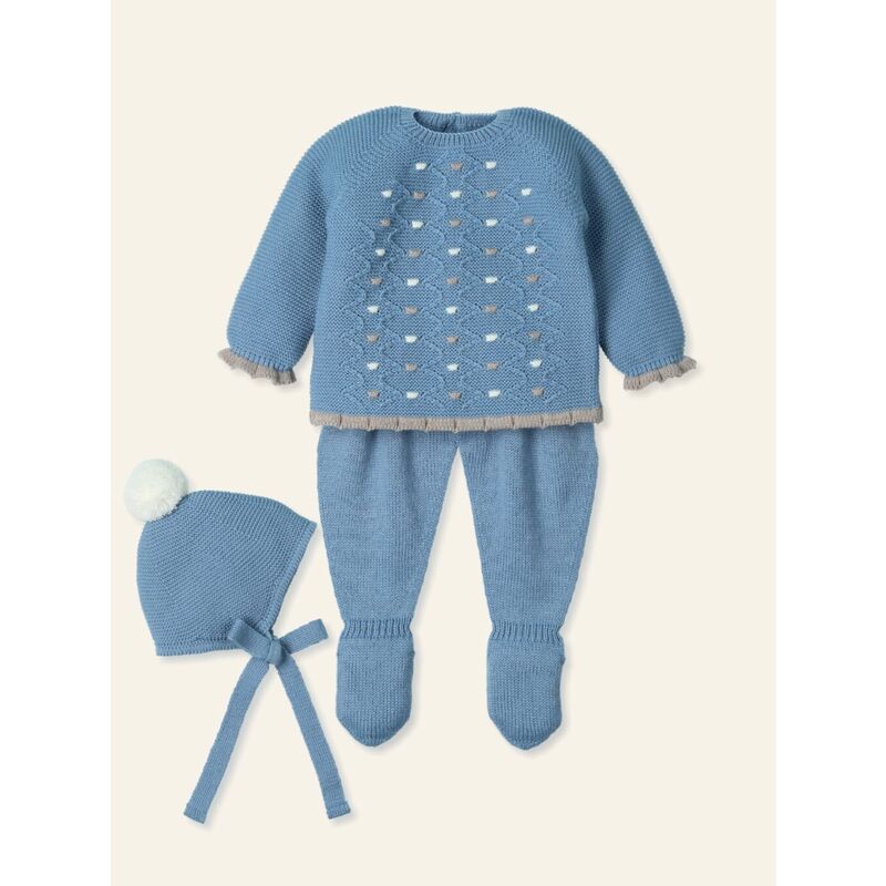 9402 Traje 3P Canesú menguado punto por punto ACUNAR MAC ILUSION. ROPA PARA BEBES ,PREMAMA Y COLEGIAL - DE 0 5 AÑOS INVIERNO 9402 Traje 3P Canesú menguado punto por punto ACUNAR MAC ILUSION. ROPA PARA BEBES ,PREMAMA Y COLEGIAL - DE 0 5 AÑOS INVIERNO