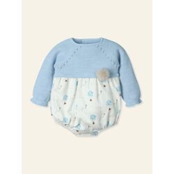 9461 Pelele Punto tejido estampado oso globitos "SOÑAR" MAC ILUSION. ROPA PARA BEBES ,PREMAMA Y COLEGIAL - DE 0 5 AÑOS INVIERNO