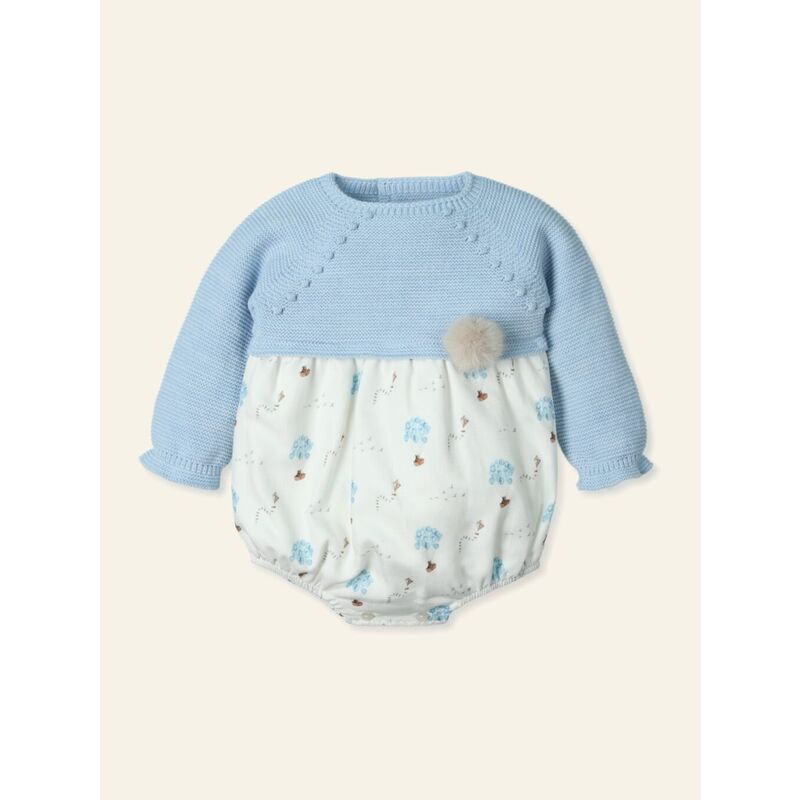 9461 Pelele Punto tejido estampado oso globitos "SOÑAR" MAC ILUSION. ROPA PARA BEBES ,PREMAMA Y COLEGIAL - DE 0 5 AÑOS INVIERNO
