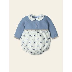 9463 Pelele Punto y tejido estampado conejito "ACUNAR" MAC ILUSION. ROPA PARA BEBES ,PREMAMA Y COLEGIAL - DE 0 5 AÑOS INVIERNO
