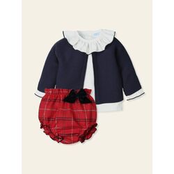 9534 Chaqueta sin costuras + Blusa + culotte lux ECO  MAC ILUSION. ROPA PARA BEBES ,PREMAMA Y COLEGIAL - DE 0 5 AÑOS INVIERNO