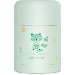 89489 TERMO DE SOLIDOS 600ML MINILAND. PUERICULTURA Y COMPLEMENTOS PARA BEBES - COMIDA TERMOS RECIPIENTES . Color Verde. 