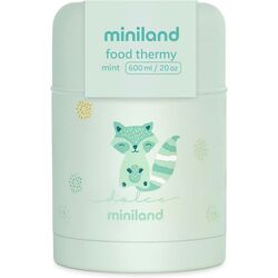 89489 TERMO DE SOLIDOS 600ML MINILAND. PUERICULTURA Y COMPLEMENTOS PARA BEBES - COMIDA TERMOS RECIPIENTES . Color Verde. 