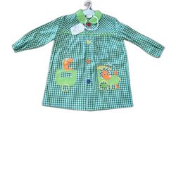 24 Mandilon botones tren Garvel. ROPA PARA BEBES ,PREMAMA Y COLEGIAL - COLEGIO ,MANDILONES, MOCHILAS CON BOTONES . TALLAS 2
