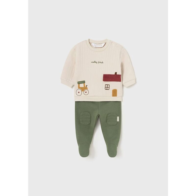 2515 Conjunto polaina y sudadera casita recién nacido  MAYORAL. ROPA PARA BEBES ,PREMAMA Y COLEGIAL - DE 0 5 AÑOS INVIERNO