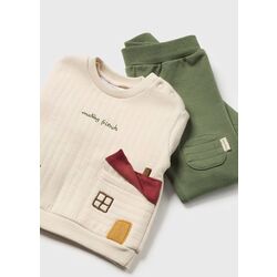2515 Conjunto polaina y sudadera casita recién nacido  MAYORAL. ROPA PARA BEBES ,PREMAMA Y COLEGIAL - DE 0 5 AÑOS INVIERNO