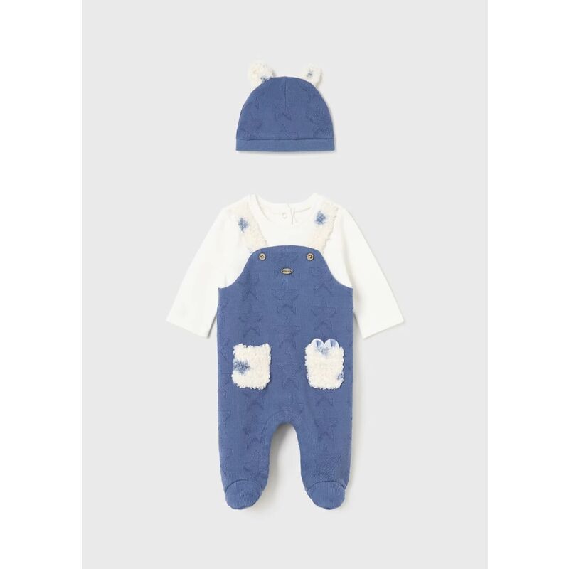 2618 Pelele con gorro orejitas recién nacido MAYORAL. ROPA PARA BEBES ,PREMAMA Y COLEGIAL - DE 0 5 AÑOS INVIERNO Peleles .