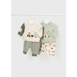 2625 CONJUNTO PUNTO 4 PIEZAS MAYORAL. ROPA PARA BEBES ,PREMAMA Y COLEGIAL - DE 0 5 AÑOS INVIERNO Conjuntos Punto . Color
