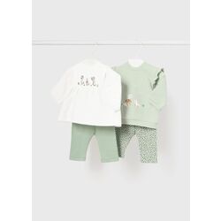 2784 CONJUTO LEGGINGS 4 PIEZAS MAYORAL. ROPA PARA BEBES ,PREMAMA Y COLEGIAL - DE 0 5 AÑOS INVIERNO NIÑA Pantalones Leggins