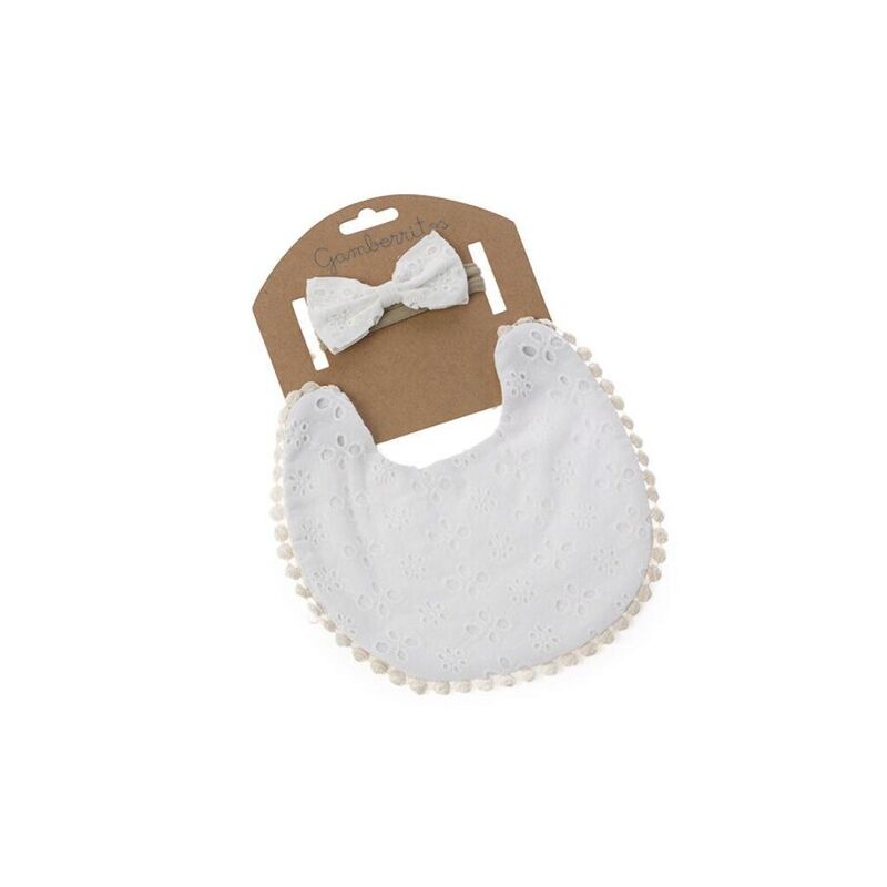 10754 Babero con lazo de 20x20 Gamberritos. PUERICULTURA Y COMPLEMENTOS PARA BEBES - COMIDA BABEROS . Color Blanco. 10754 Babero con lazo de 20x20 Gamberritos. PUERICULTURA Y COMPLEMENTOS PARA BEBES - COMIDA BABEROS . Color Blanco.