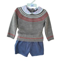 24275 Conjunto de niño dos piezas de punto babyferr. ROPA PARA BEBES ,PREMAMA Y COLEGIAL - DE 0 5 AÑOS INVIERNO NIÑO Conjuntos .