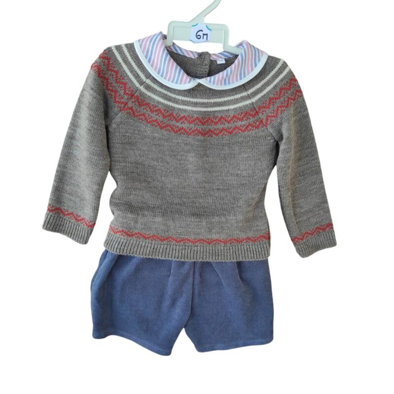 24275 Conjunto de niño dos piezas de punto babyferr. ROPA PARA BEBES ,PREMAMA Y COLEGIAL - DE 0 5 AÑOS INVIERNO NIÑO Conjuntos .