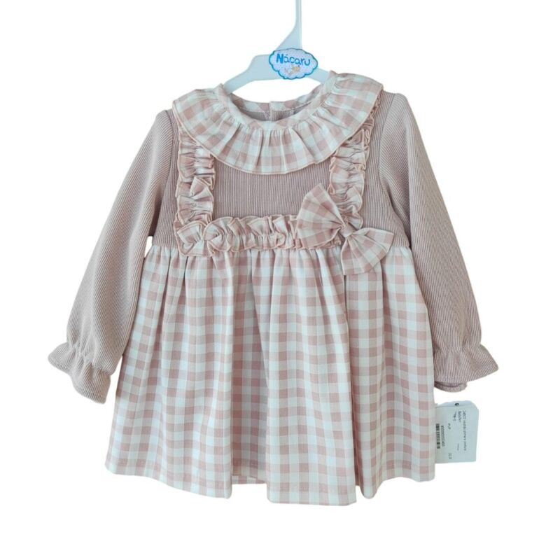24603 Vestido primera postura Babyferr. ROPA PARA BEBES ,PREMAMA Y COLEGIAL - DE 0 5 AÑOS INVIERNO NIÑA INFANTIL VERANO Vestidos