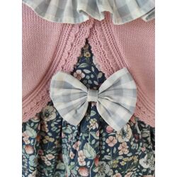 24635  Vestido con rebeca de punto Babyferr. ROPA PARA BEBES ,PREMAMA Y COLEGIAL - DE 0 5 AÑOS INVIERNO NIÑA INFANTIL VERANO